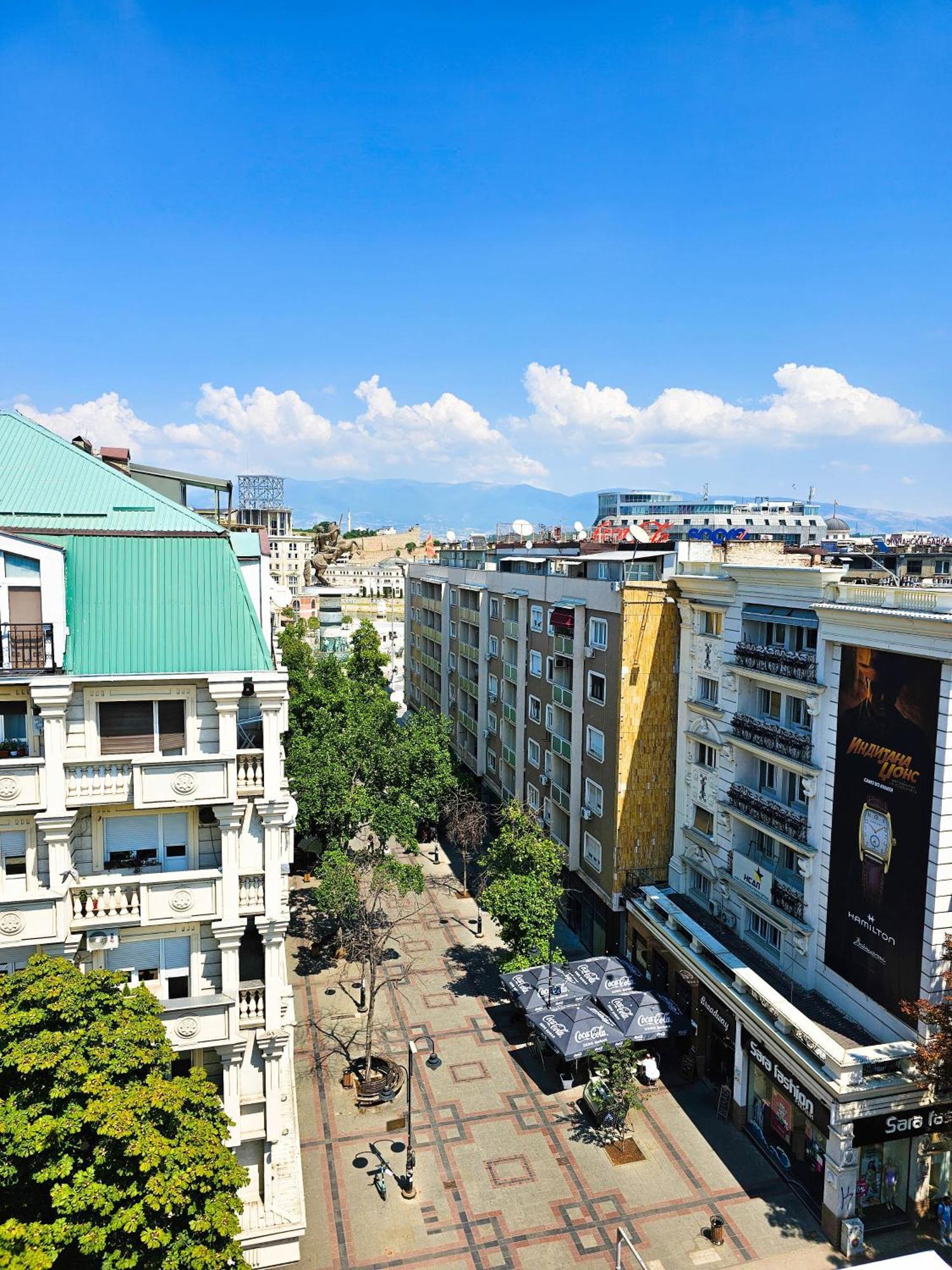Rooftop Apartment At Mainsquare Skopje Luaran gambar