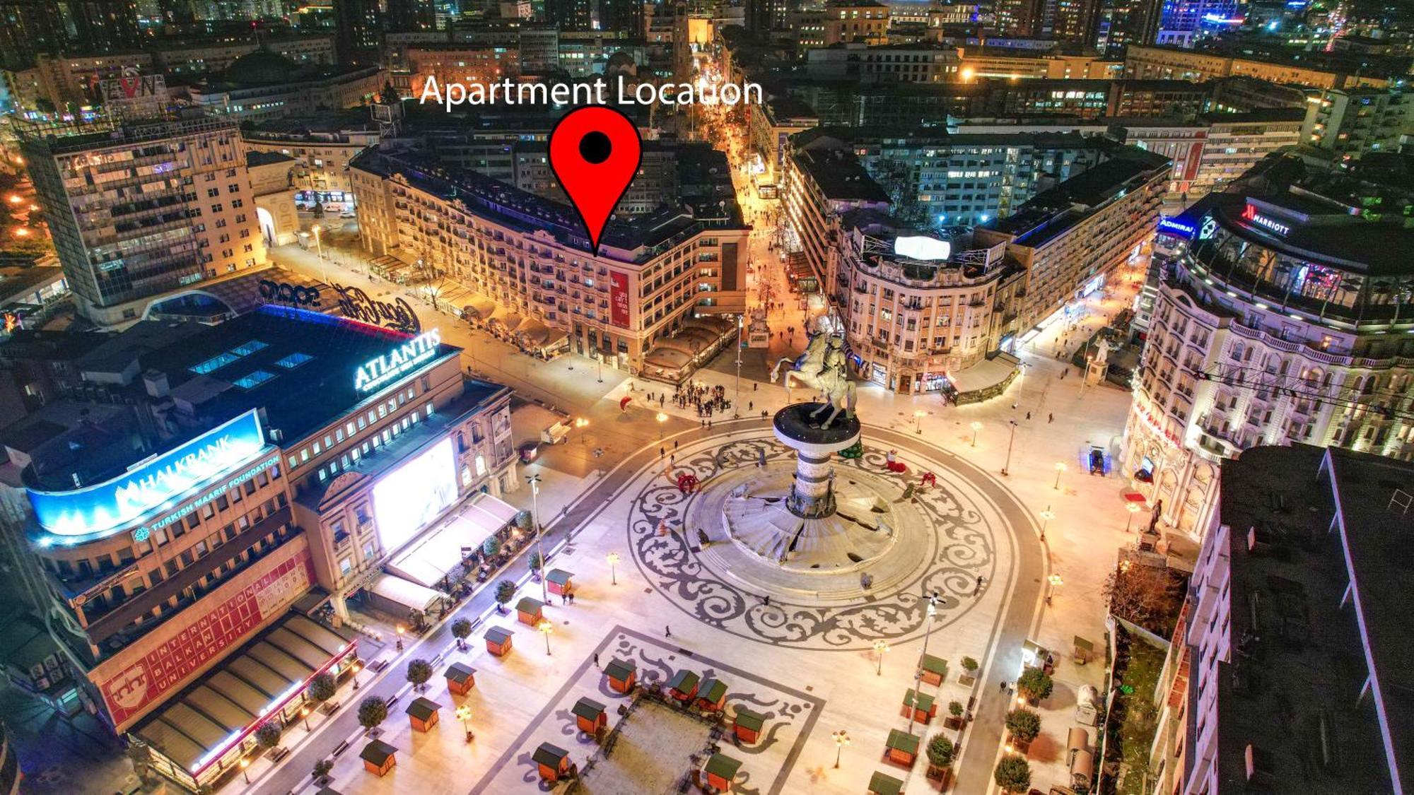 Rooftop Apartment At Mainsquare Skopje Luaran gambar